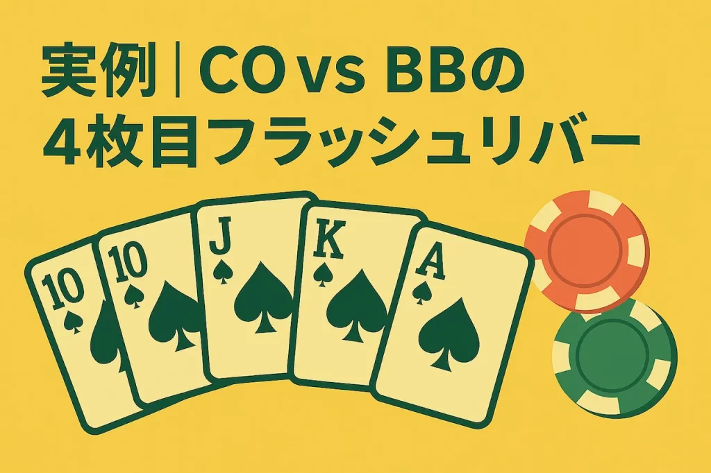 実例|CO vs BBの4枚目フラッシュリバー